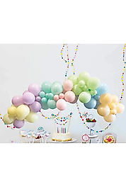 Makaron Balon Dekorasyon Seti 70 Balonlu